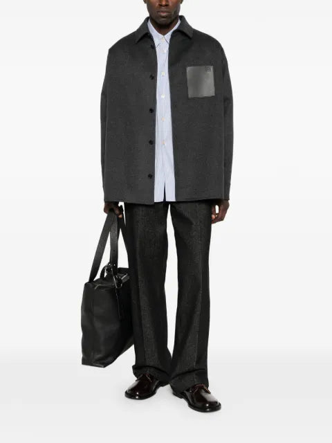 LOEWE shirt jacket with pocket detail