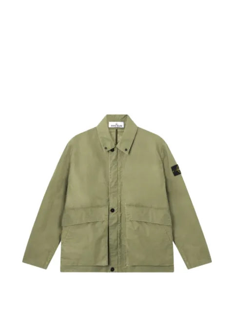 Stone Island 4100054 waxed pigment cotton tela jacket