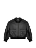 PLACE OF ËLMS monolink-debossed leather jacket