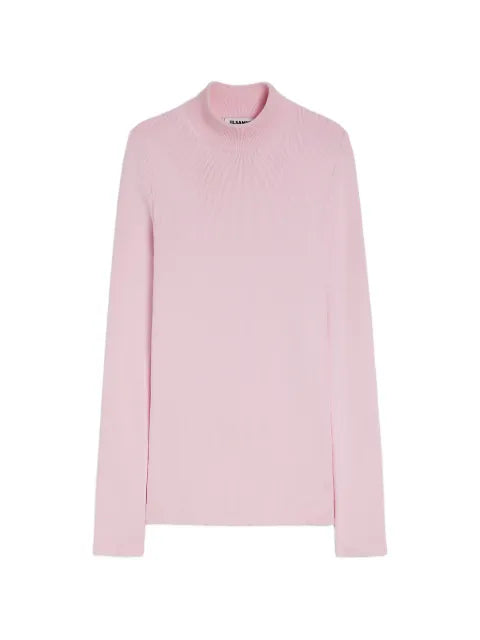 Jil Sander technical mock-neck sweater