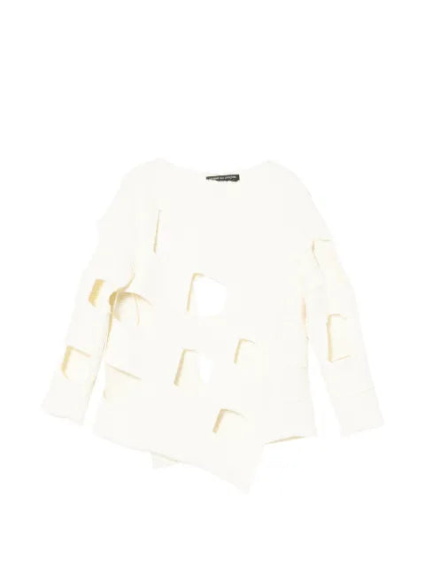 Comme des Garçons Homme Plus cut-out sweater
