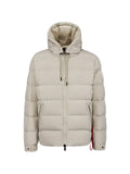 AFTER LABEL hooded puffer jacket