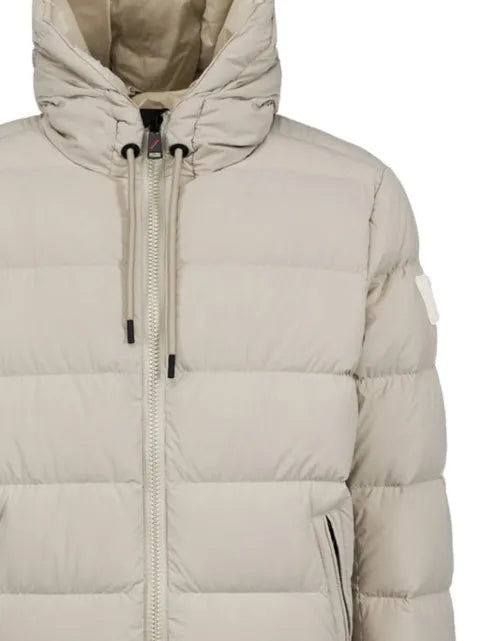 AFTER LABEL hooded puffer jacket