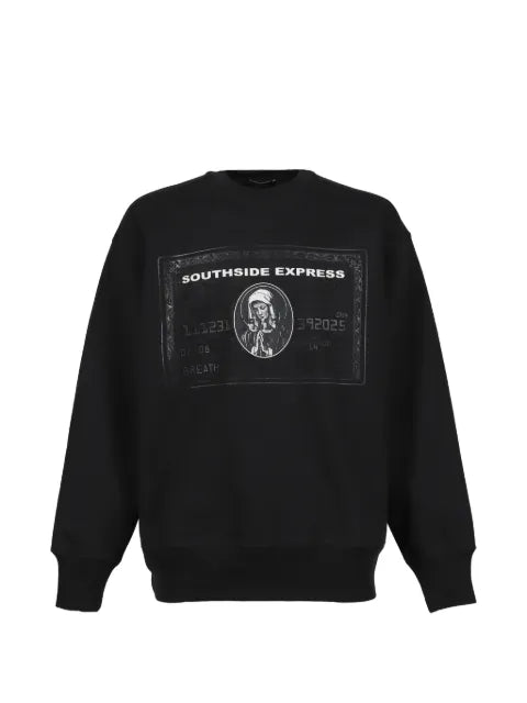 BREATH graphic crew-neck sweatshirt