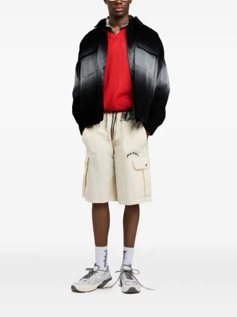 Palm Angels gradient-effect shirt jacket