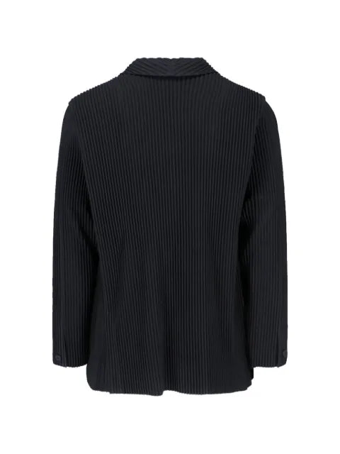 Homme Plissé Issey Miyake pleated double-breasted blazer
