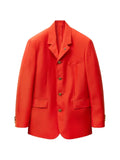 Versace wool-linen blazer