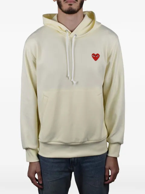 Comme des Garçons Homme logo-patch hoodie