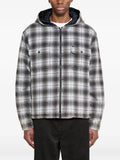 Stüssy plaid zip-up hooded jacket