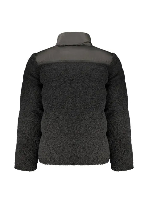 RIFLE panelled faux-shearling jacket