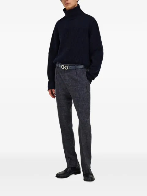 Ferragamo high neck knitted sweater