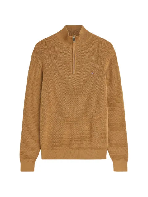 Tommy Hilfiger textured quarter-zip sweater