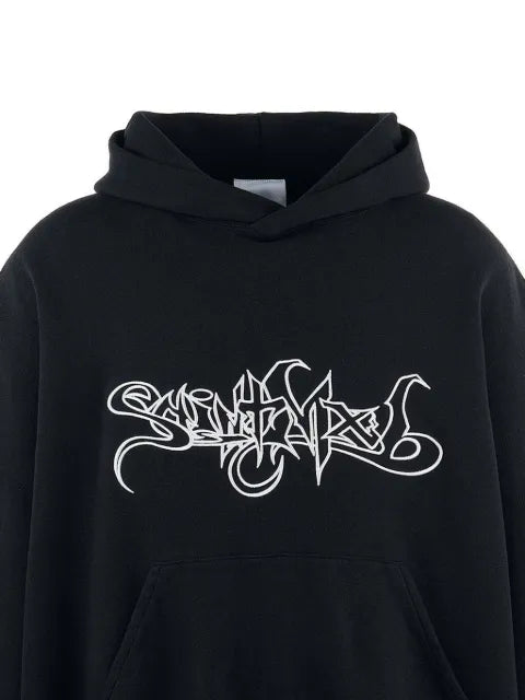 SAINT MXXXXXX Mx6 logo-print hoodie