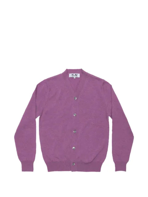 Comme Des Garçons Play v-neck button-up cardigan