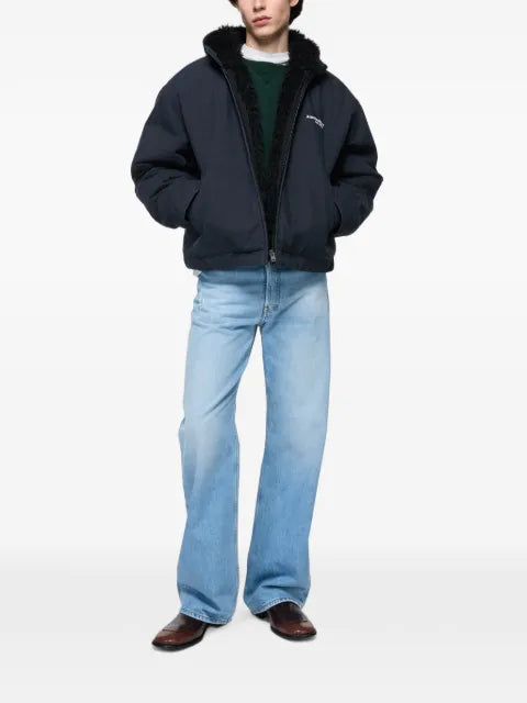 Acne Studios logo-print hooded jacket