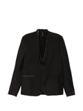 Giovanni Cavagna raw-edge collarless blazer