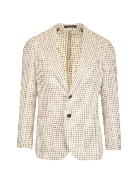 Al Duca D’Aosta 1902 houndstooth-pattern blazer