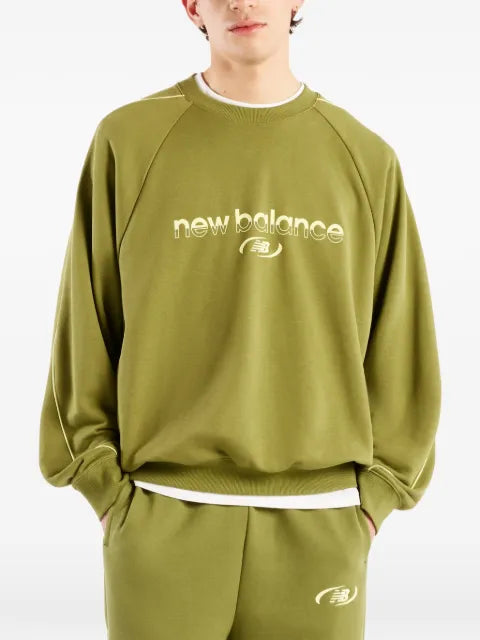 New Balance Trackside French Terry crew sweatshirt