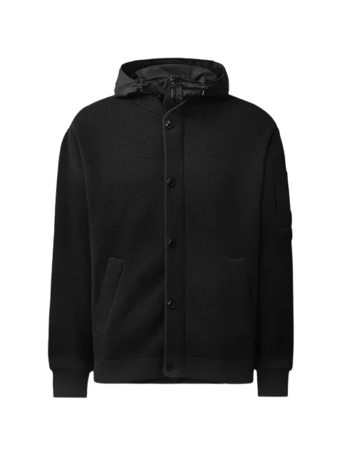 C.P. Company Goggle-detail button-up hoodie