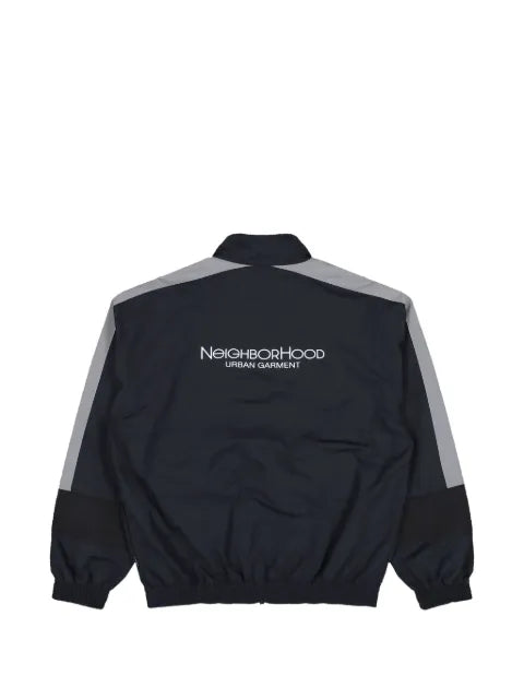 Neighborhood logo-print panelled track jacket