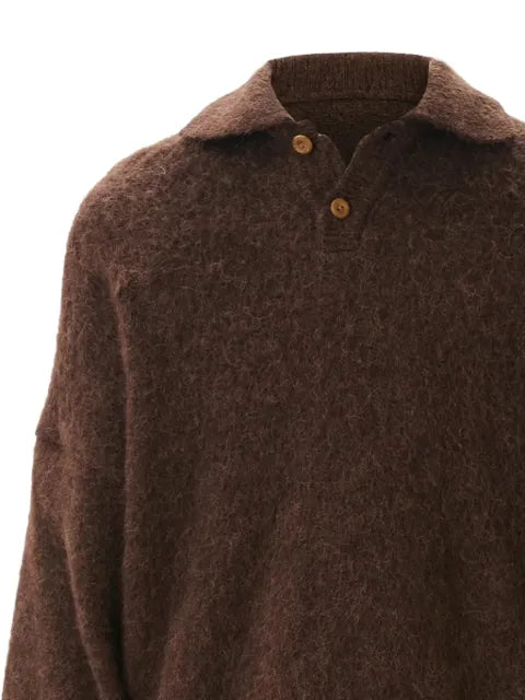 estudio niksen polo-collar sweater