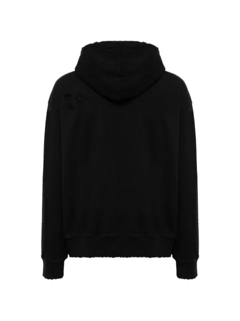 Laneus destroyed boxy-fit hoodie
