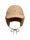 Moncler baseball cap with ear flaps