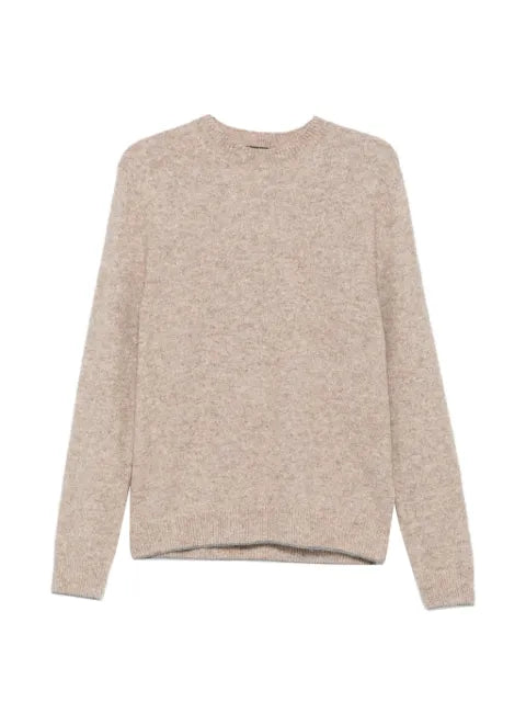 DONDUP logo-plaque crew-neck sweater