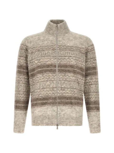 Brunello Cucinelli Nordic jacquard cardigan