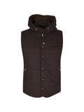 Gran Sasso hooded quilted gilet