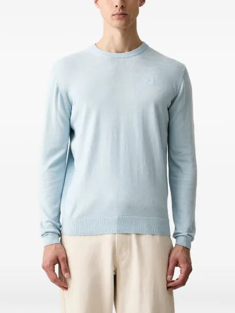 Karl Lagerfeld logo-embroidered sweater