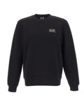 Ea7 Emporio Armani logo-patch ribbed sweatshirt