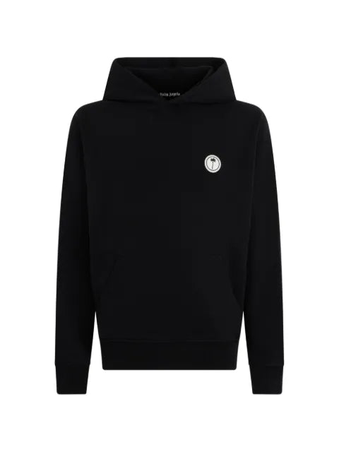 Palm Angels logo-patch hoodie