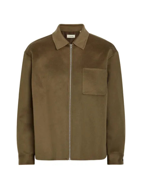FRAME patch-pocket shirt jacket