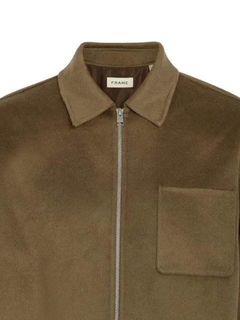 FRAME patch-pocket shirt jacket