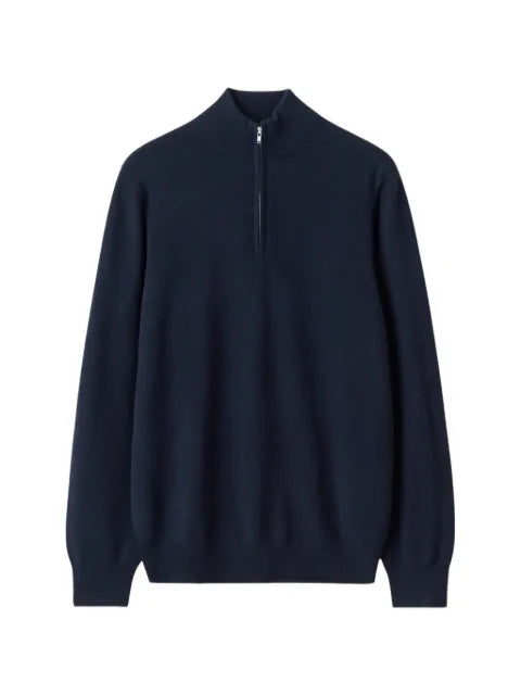 Soft Goat half-zip cashmere sweater