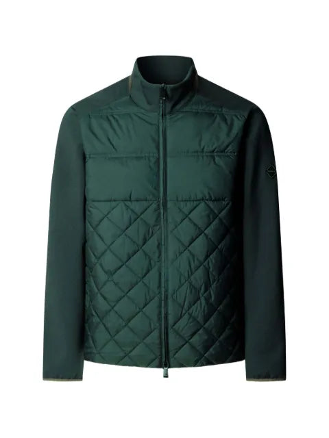 Hackett London zip-up quilted jacket