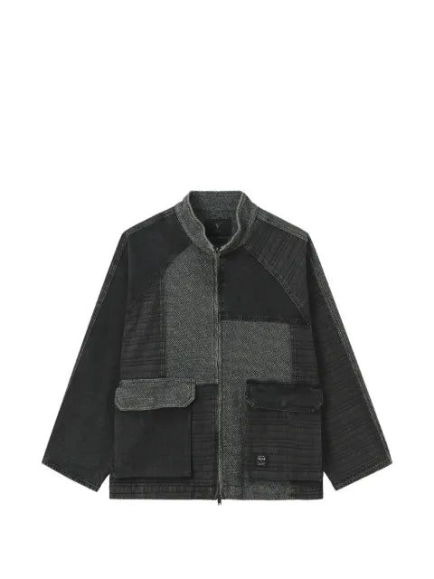 FIVE CM patchwork-design jacket