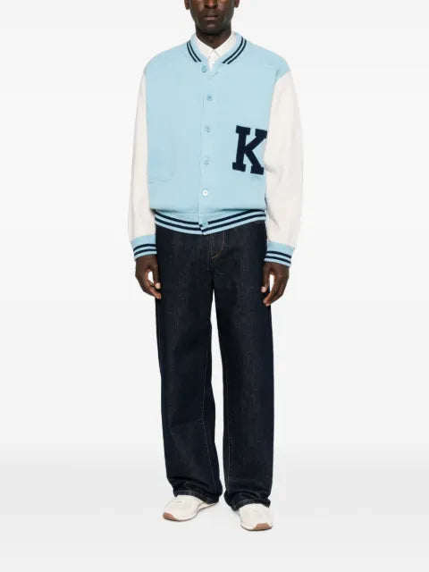 Kenzo Varsity logo-embroidered cardigan