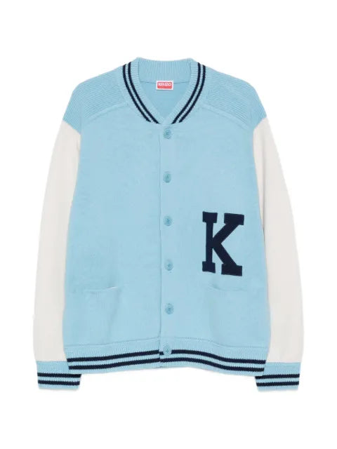 Kenzo Varsity logo-embroidered cardigan