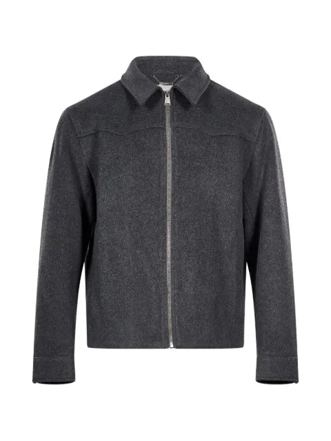 SIMKHAI  Jasper western-yoke zip-up jacket