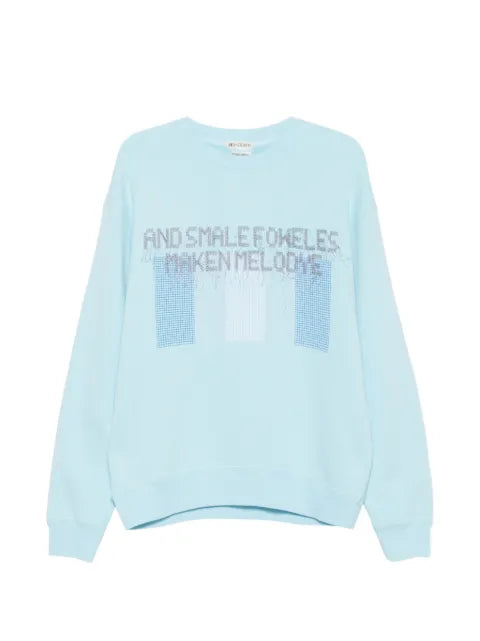 JW Anderson Foweles intarsia-knit sweatshirt