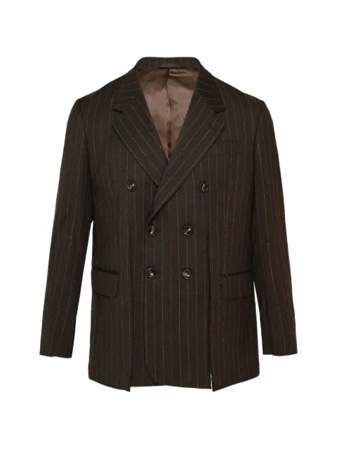 Simone Rocha double-breasted pinstripe jacket