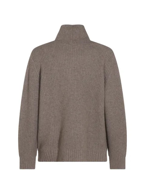 Lisa Yang double-breasted ribbed-knit sweater