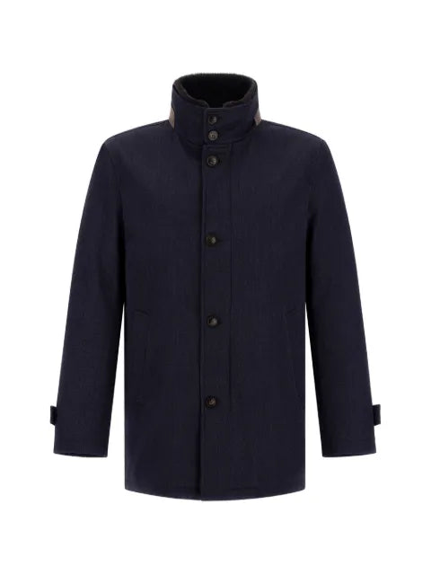 Herno button-fastening jacket