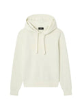 A.P.C. logo-flocked hoodie