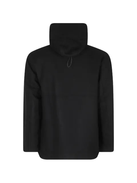 Duno Ares Berlino double-breasted hooded jacket