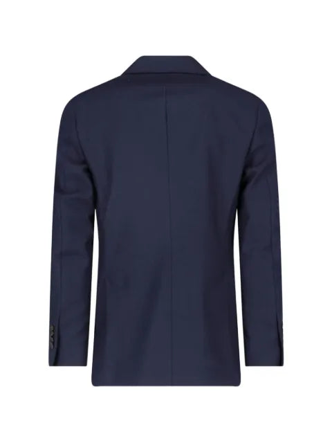 Lardini double-breasted peak-lapel suit jacket