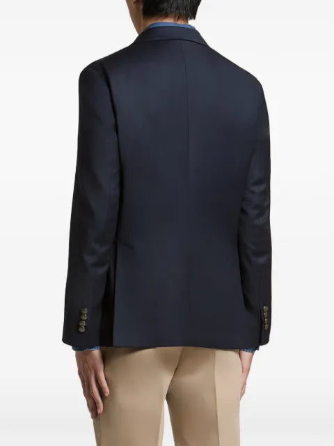 Peserico double-breasted peak-lapel jacket