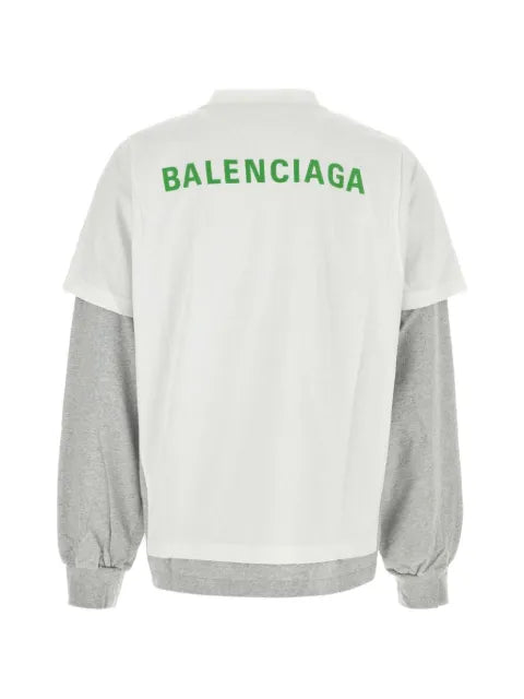 Balenciaga layered-sleeve sweatshirt